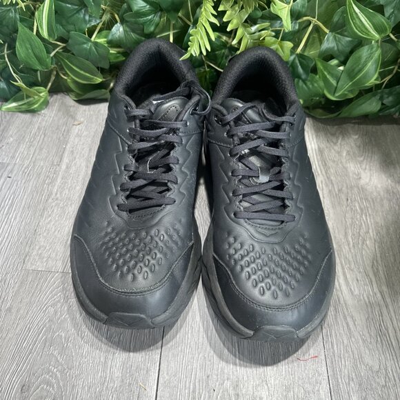 Hoka One One Shoes Mens 12.5 2E Triple Black Bondi SR Wide Work 1129350 BBLC main image 5